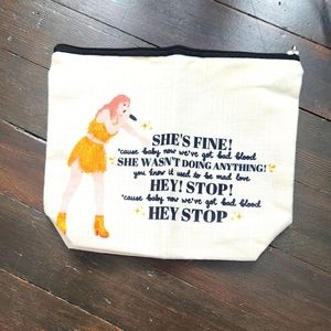 Taylor Swift Canvas Makeup Bag